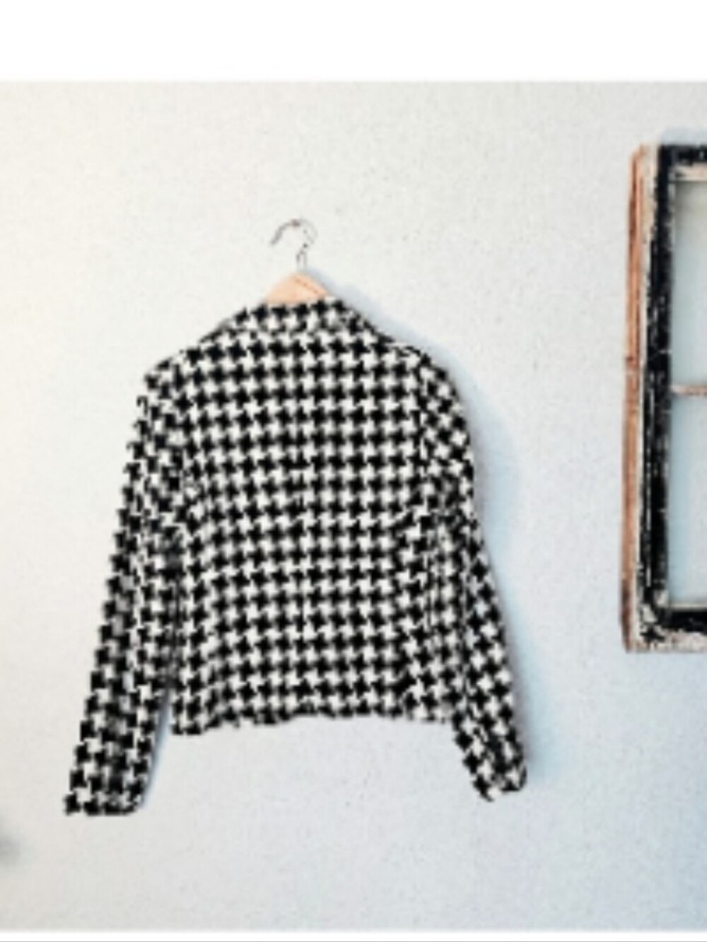 GEORGE Design MARK Eisen TRENDY Houndstooth BLAZER Black WHITE SIZE 12 - Picture 7 of 11